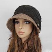 Slouchy woman knitted hat clothing cap