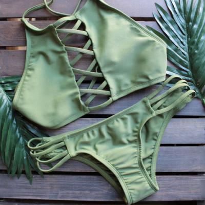 Green Swimsuit Bikini set
